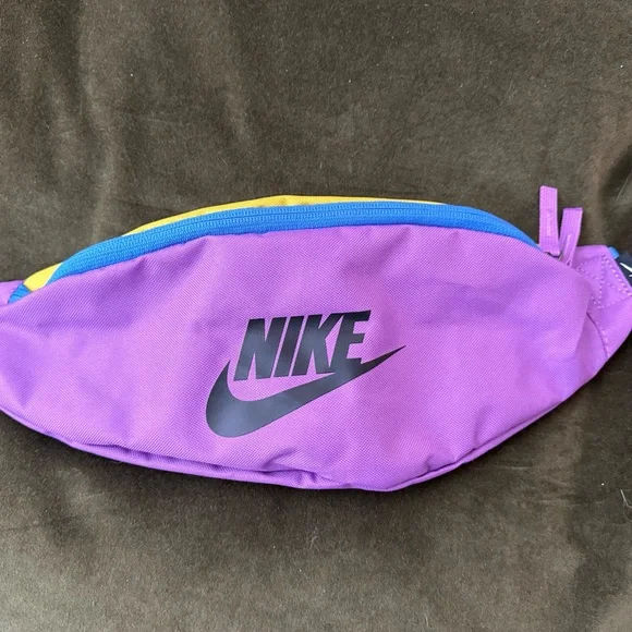 Vintage Nike Nike Fanny Pack Purple Nike Bags Retro Nike Fanny